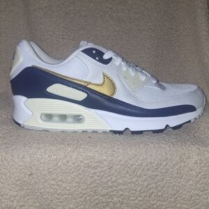 Nike Air Max 90 'Olympic' ~ Coconut Milk / Navy HF3444-100 | 8M / 9.5W *NWOB